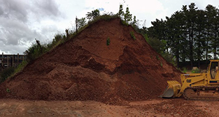 Brick at Schoolfield site